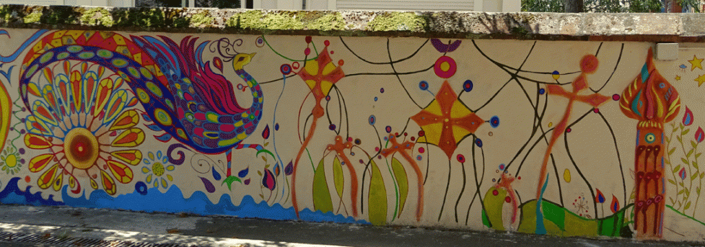 fresque murale